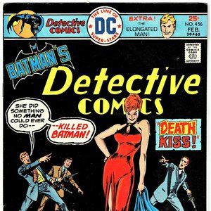 DCs BATMANs  DETECTIVE  GRAPHIC NOVEL 456/ THE KISS OF DEATH AN ICONIC COVER